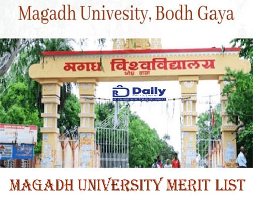 Magadh University 3rd Merit List 2021