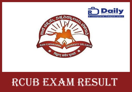 Rani Channamma University Results 2021 (New), Check RCUB Result for Various  Course @ www.rcub.ac.in