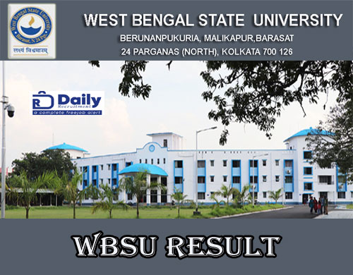 WBSU 3rd 5th Sem Result 2022
