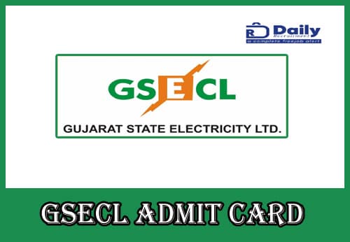 GSECL VS (PA) Admit Card 2022