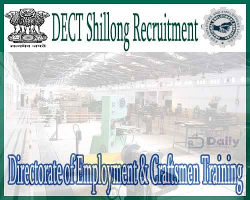 DECT Shillong Recruitment 2020