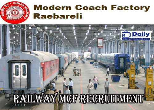 Modern Coach Factory Recruitment 2020