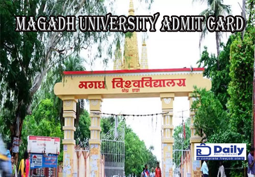 Magadh University B.Ed Admit Card 2021