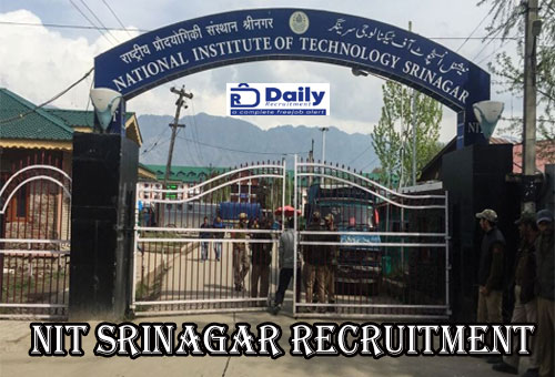 NIT Srinagar Recruitment 2020