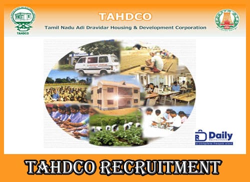 TAHDCO Recruitment 2020