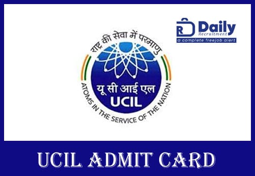 UCIL Admit Card 2020