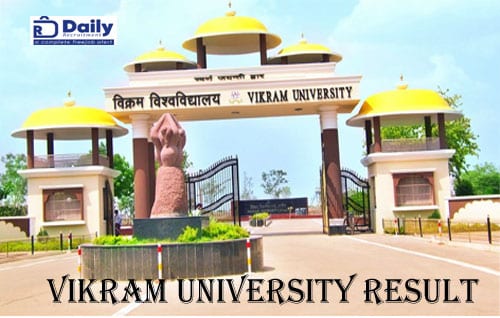 Vikram University Result BA 2nd Year 2022