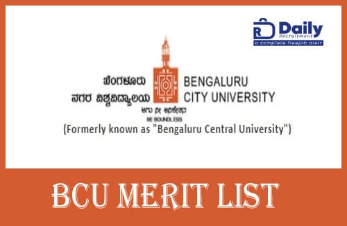 BCU PG Final Merit List 2021