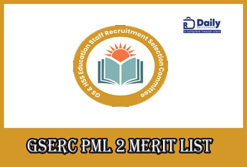 GSERC PML 2 Merit List 2020