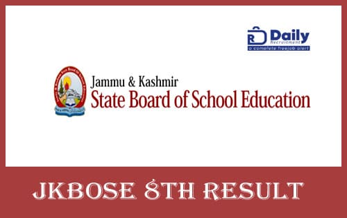 Jammu and Kashmir 8th Class Result 2021