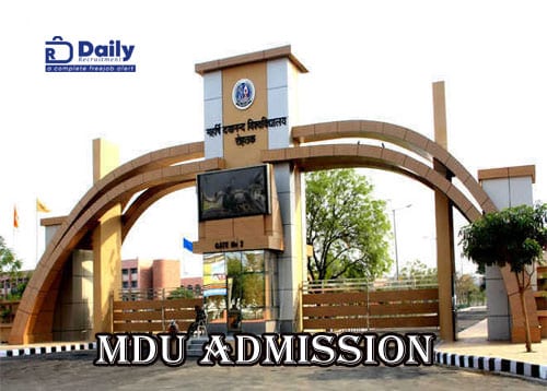MDU Phd Merit List 2022