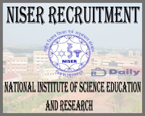 NISER Recruitment 2020