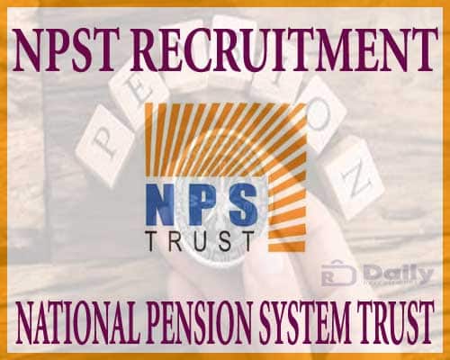 NPST Recruitment 2020