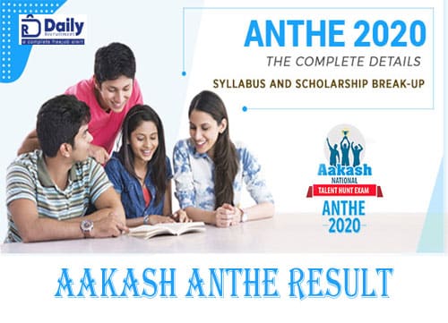AAKASH Anthe Class 11 & 12 Result 2022