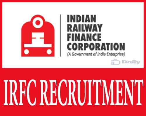 IRFC Recruitment 2021