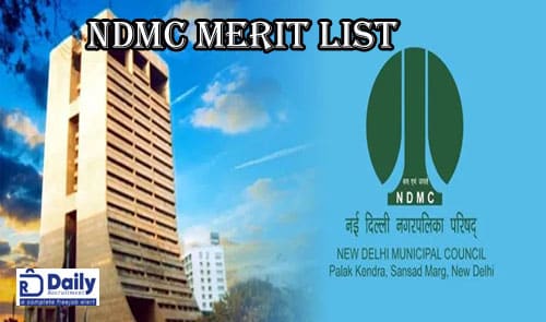 NDMC Guest Teacher Merit List 2021