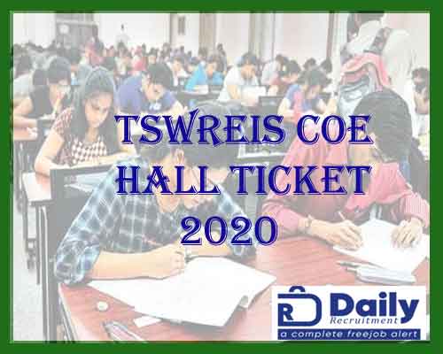 TSWR Sainik School Hall Ticket 2022