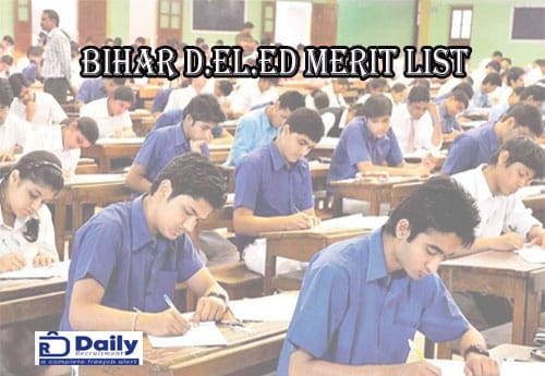 Bihar Deled First Merit List 2022