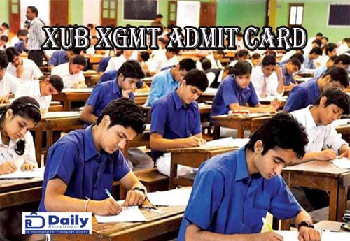XUB XGMT Admit Card 2021