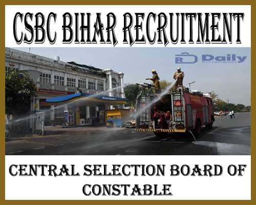 CSBC Bihar Recruitment 2021