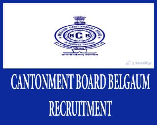 Cantonment Board Belgaum Recruitment