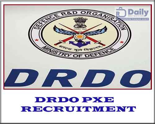 drdo pxe recruitment 2021
