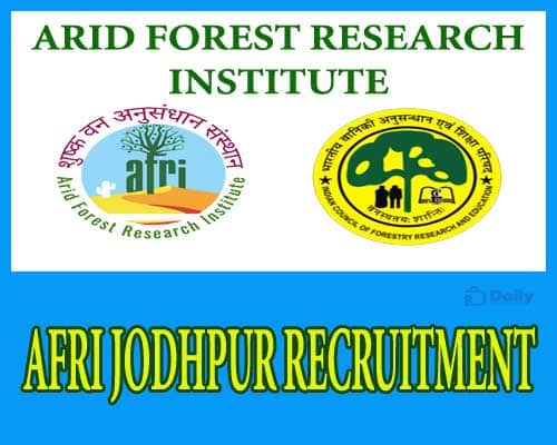 AFRI Jodhpur Recruitment