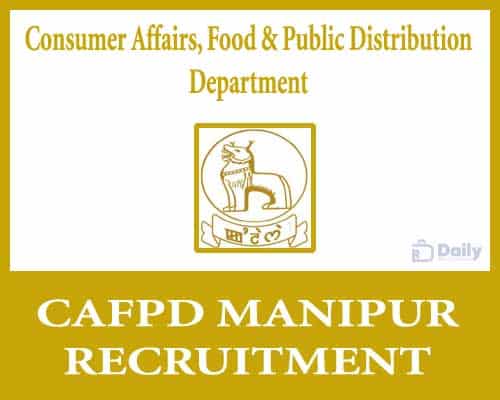 CAFPD Manipur Recruitment