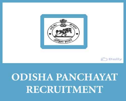 Odisha Panchayat Recruitment