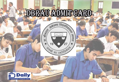 DBRAU Main Exam Admit Card 2021