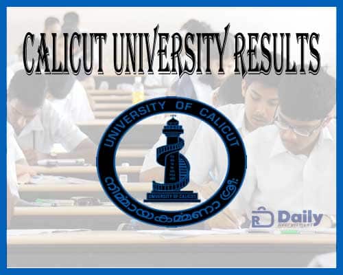 Calicut University B.Sc. 1st Sem Results 2021