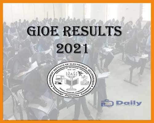 GIOE Results 2021