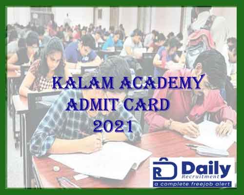 Kalam Academy REET Admit Card 2022, Kalam Academy REET Hall Ticket 2022,