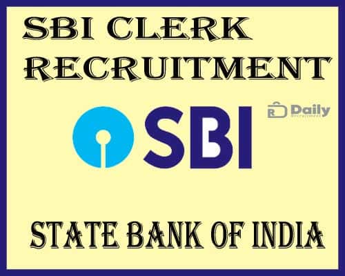 SBI Clerk Recruitmetn 2021