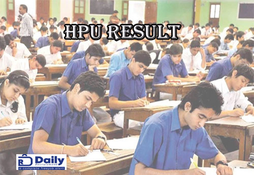 HPU Student Portal Result 2022 1st Year