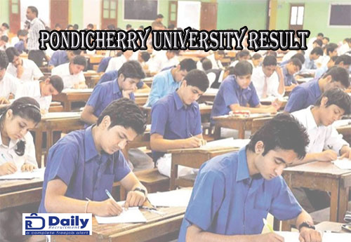 Pondicherry University UG Results 2021