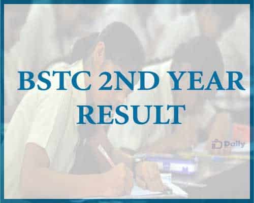 BSTC 2nd Year Result 2021