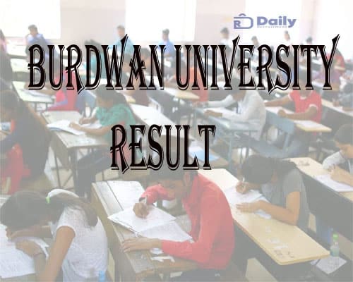 Burdwan University 1st Sem Result