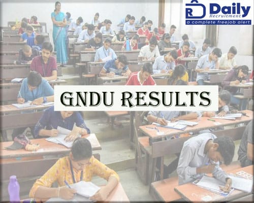 GNDU Results 2022 BA 1st Sem