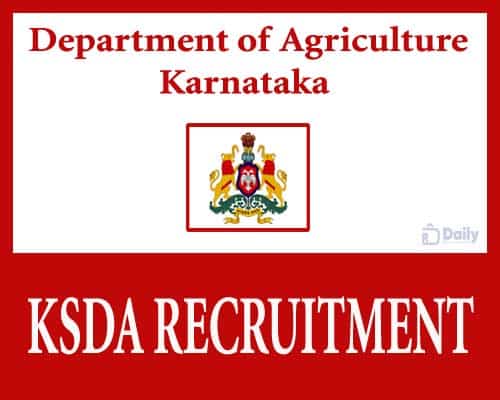 KSDA Recruitment