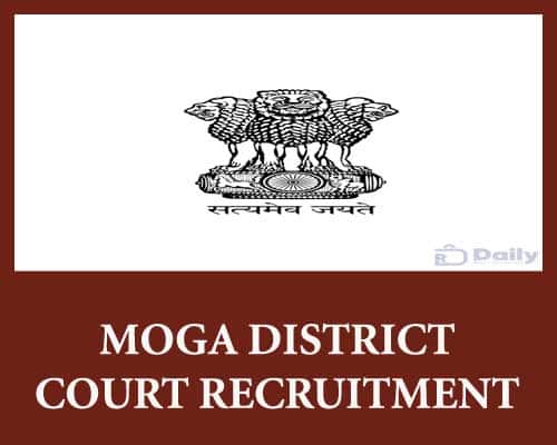 Moga District Court Recruitment