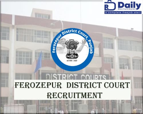 ferozepur district court recruitment 2021