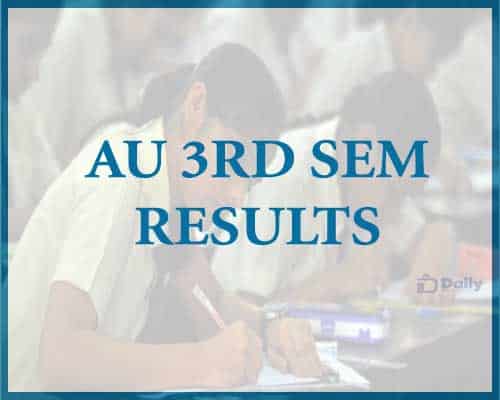 Andhra University 2nd Sem Results 2022