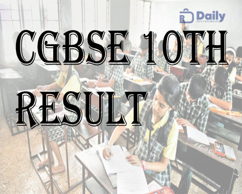 CGBSE 10th Results 2021