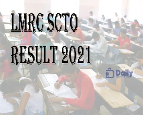 LMRC SCTO Result 2021
