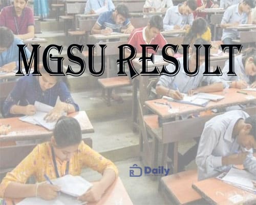 Univindia MGSU BA 2nd Year Result 2023