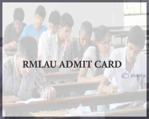 RMLAU Admit Card