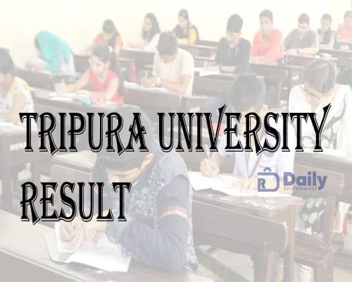 Tripura University UG 1st Merit List 2023