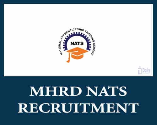 MHRD NATS Recruitment