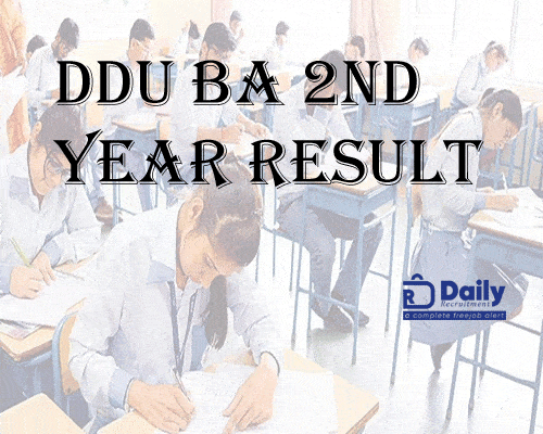 DDU BA 2nd Year Result 2021
